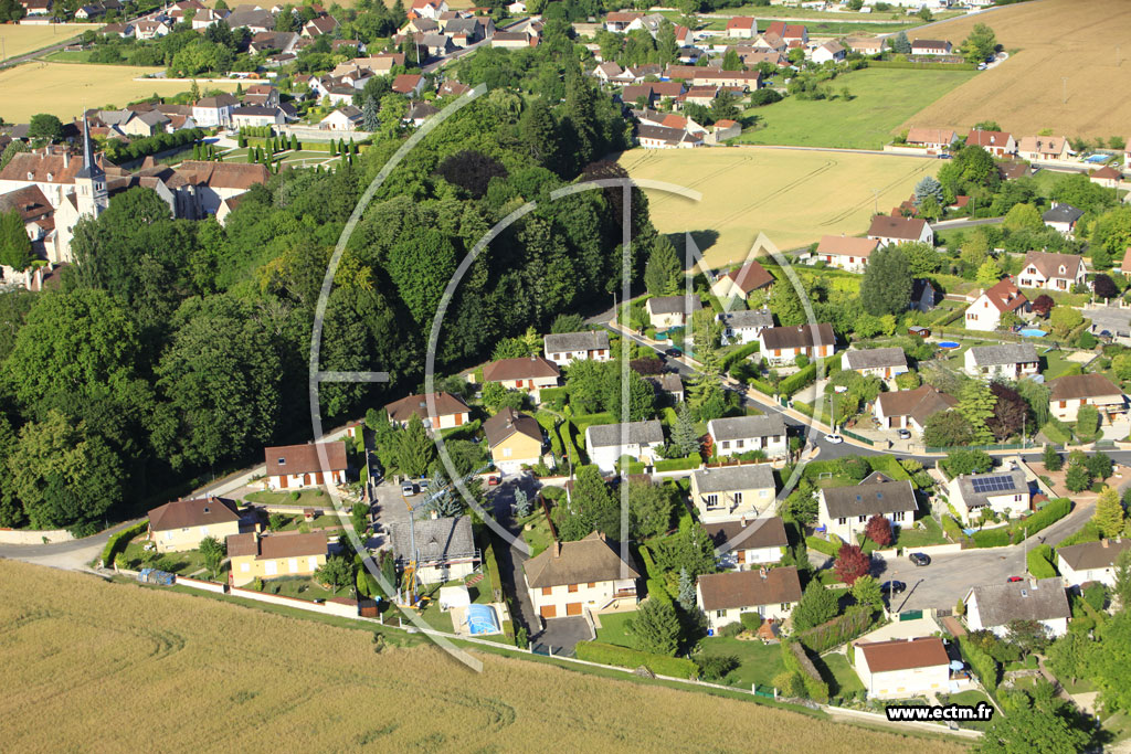 Photo arienne de Flagey-Echzeaux