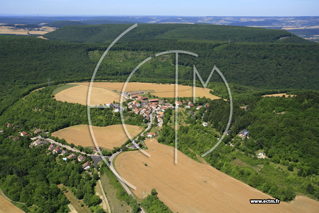 Photo arienne de Flavignerot