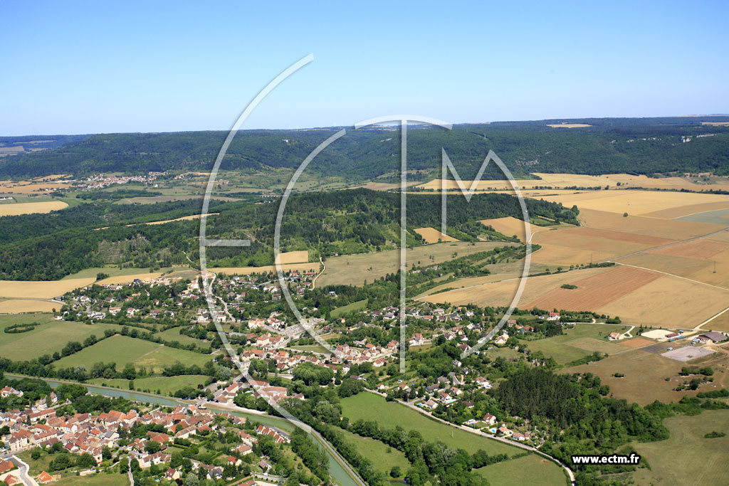 Photo arienne de Fleurey-sur-Ouche