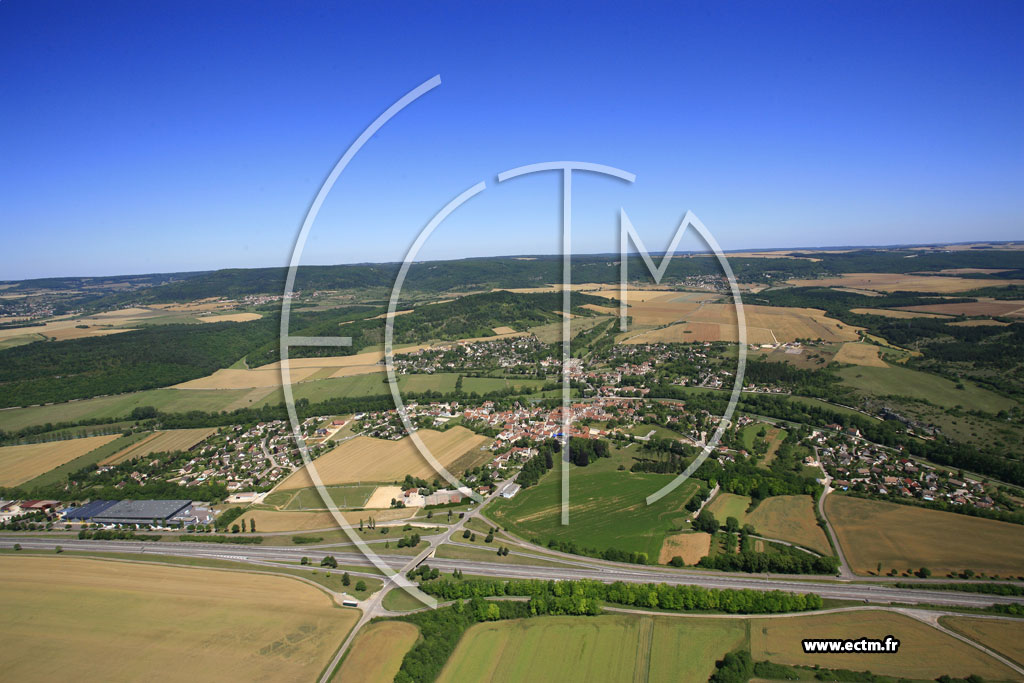 Photo arienne de Fleurey-sur-Ouche