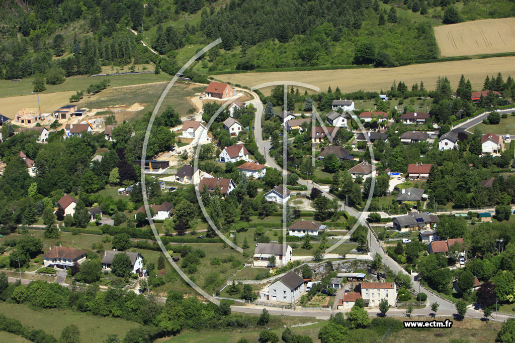 Photo arienne de Fleurey-sur-Ouche