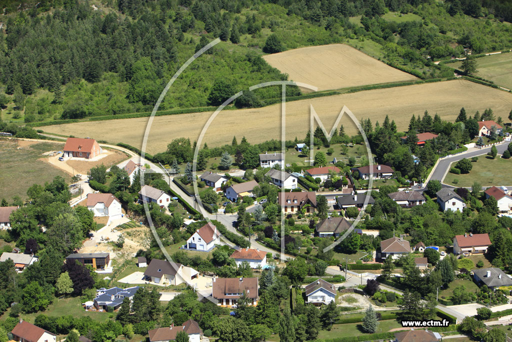 Photo arienne de Fleurey-sur-Ouche