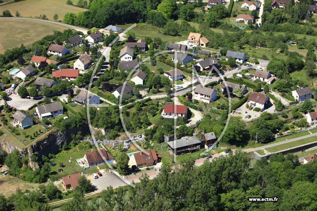 Photo arienne de Fleurey-sur-Ouche