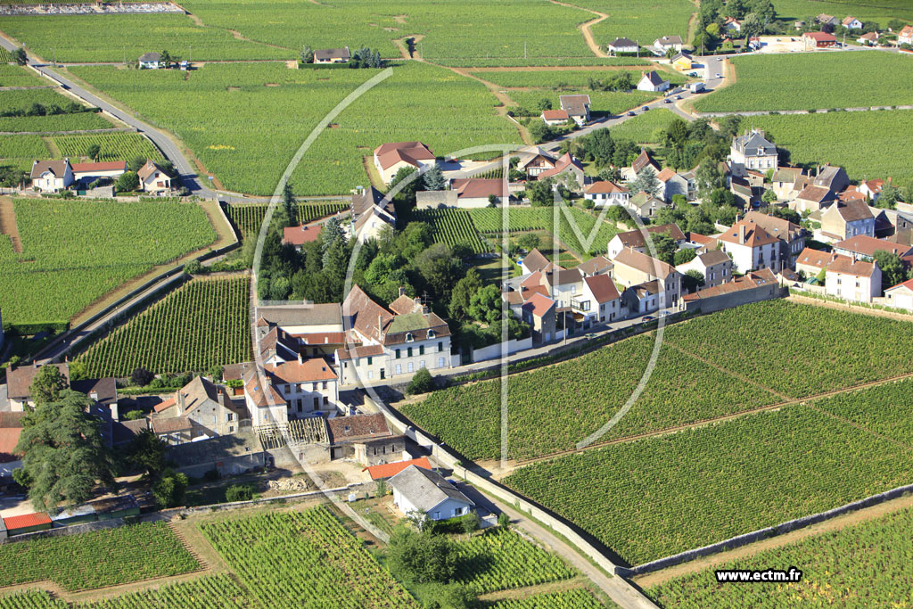 Photo arienne de Gevrey-Chambertin
