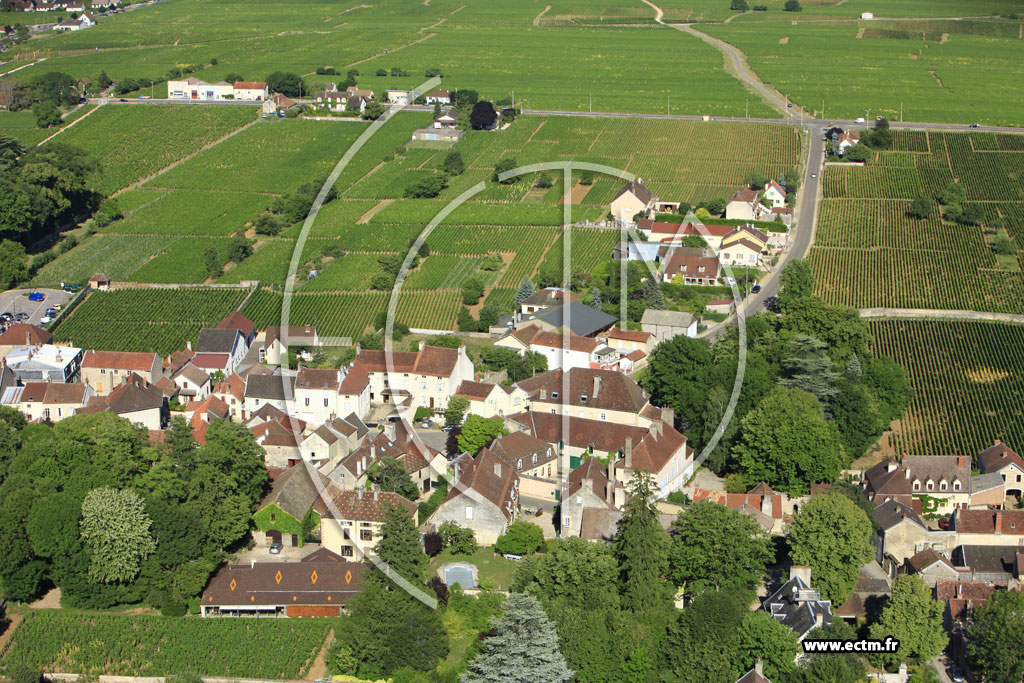Photo arienne de Gevrey-Chambertin