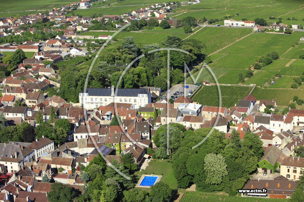 Photo arienne de Gevrey-Chambertin