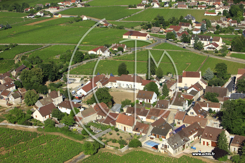 Photo arienne de Gevrey-Chambertin