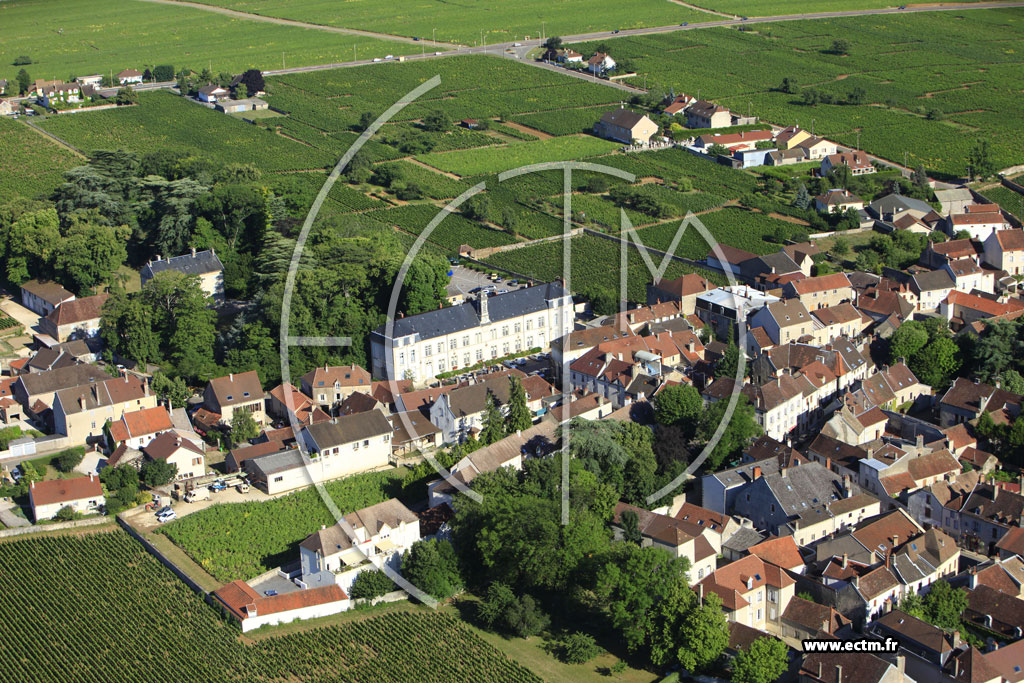 Photo arienne de Gevrey-Chambertin