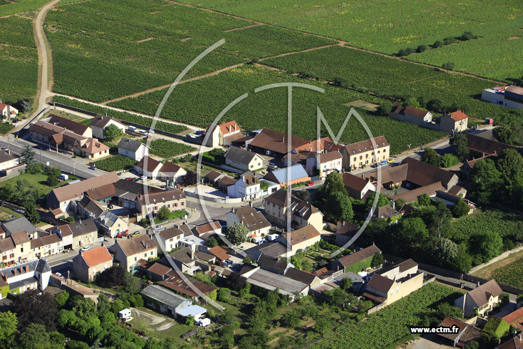 Photo arienne de Gevrey-Chambertin (Les Baraques de Gevrey-Chambertin)