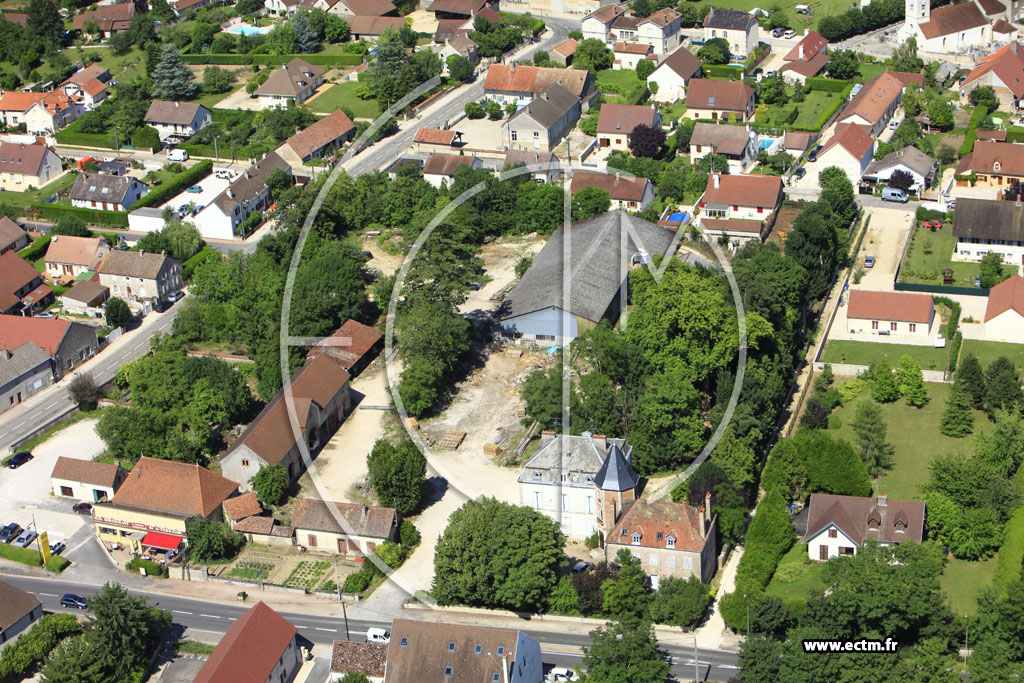 Photo arienne de Longecourt-en-Plaine