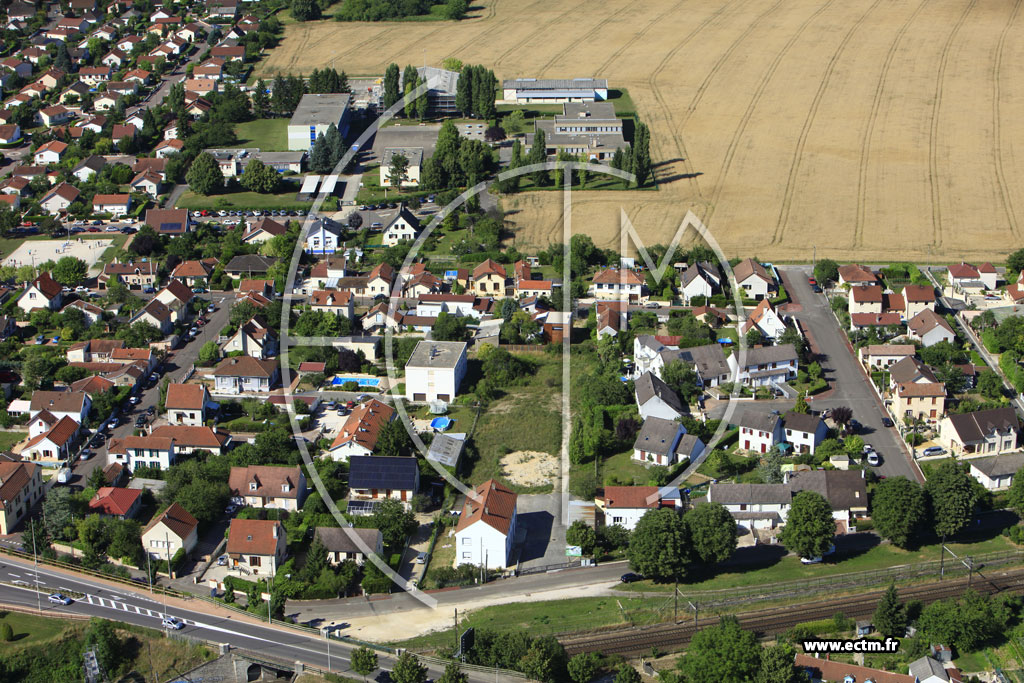 Photo arienne de Longvic (Longvic Parc)