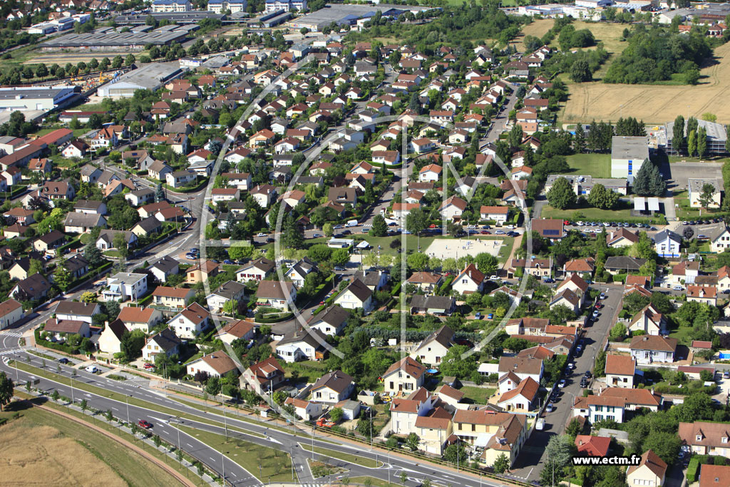 Photo arienne de Longvic (Longvic Parc)