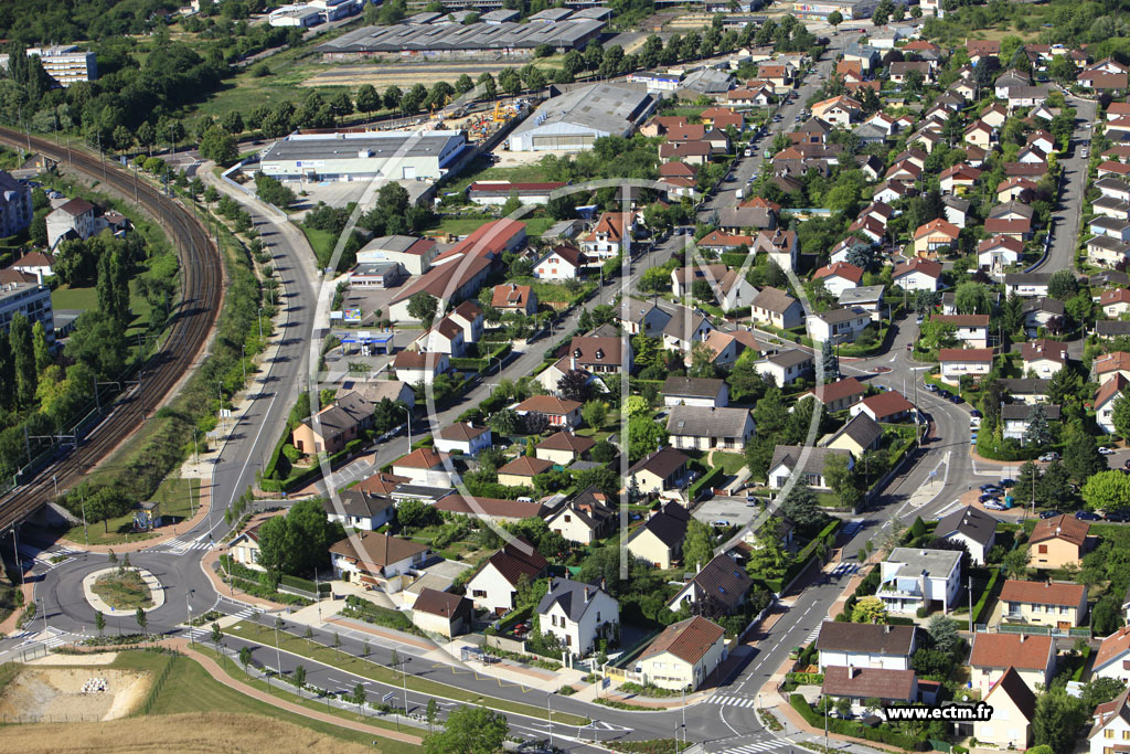 Photo arienne de Longvic (Longvic Parc)