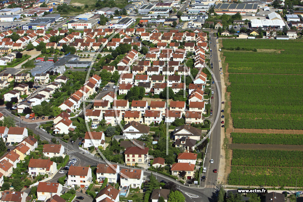 Photo arienne de Marsannay-la-Ct (La Champagne Haute)