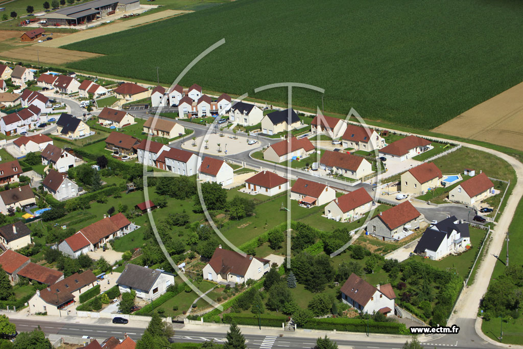 Photo arienne de Noiron-sous-Gevrey