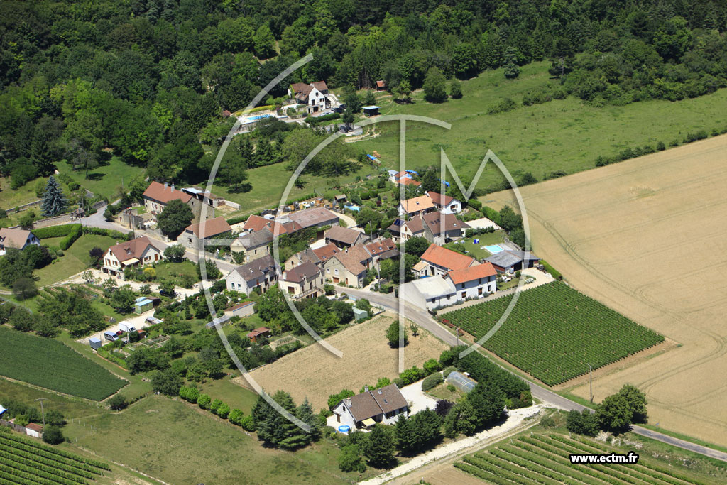 Photo arienne de Nuits-Saint-Georges (Corboin)