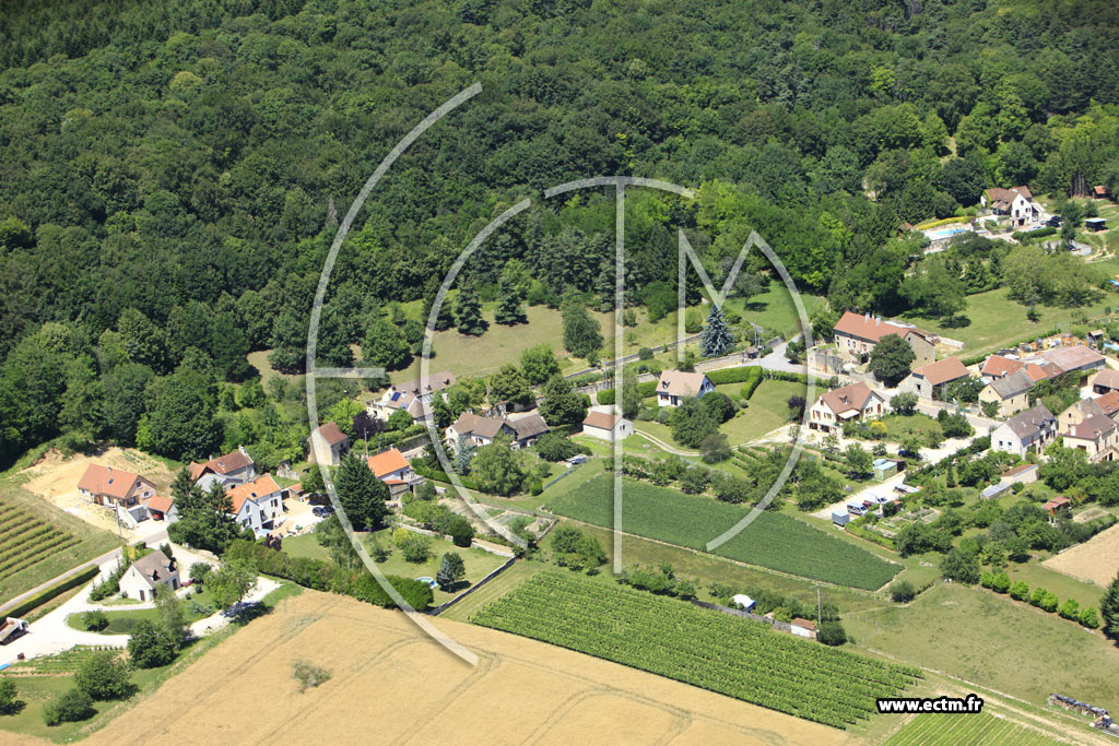 Photo arienne de Nuits-Saint-Georges (Corboin)