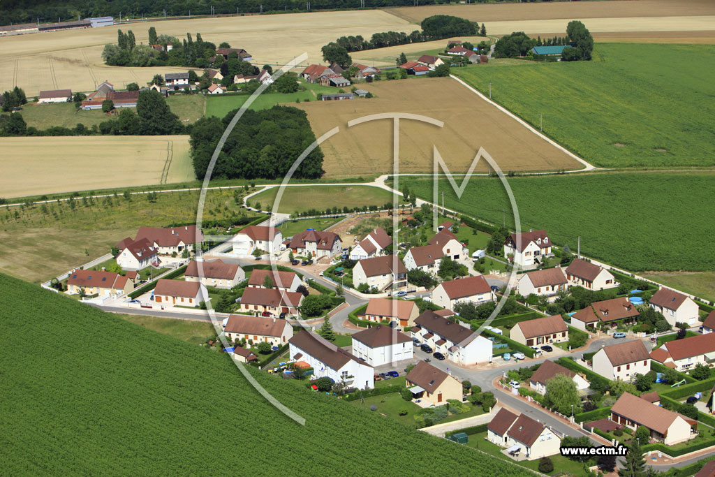 Photo arienne de Saulon-la-Chapelle