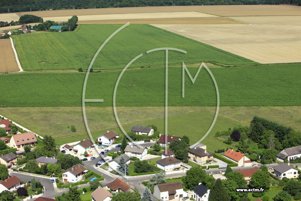 Photo arienne de Saulon-la-Chapelle