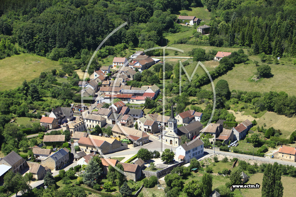 Photo arienne de Ternant