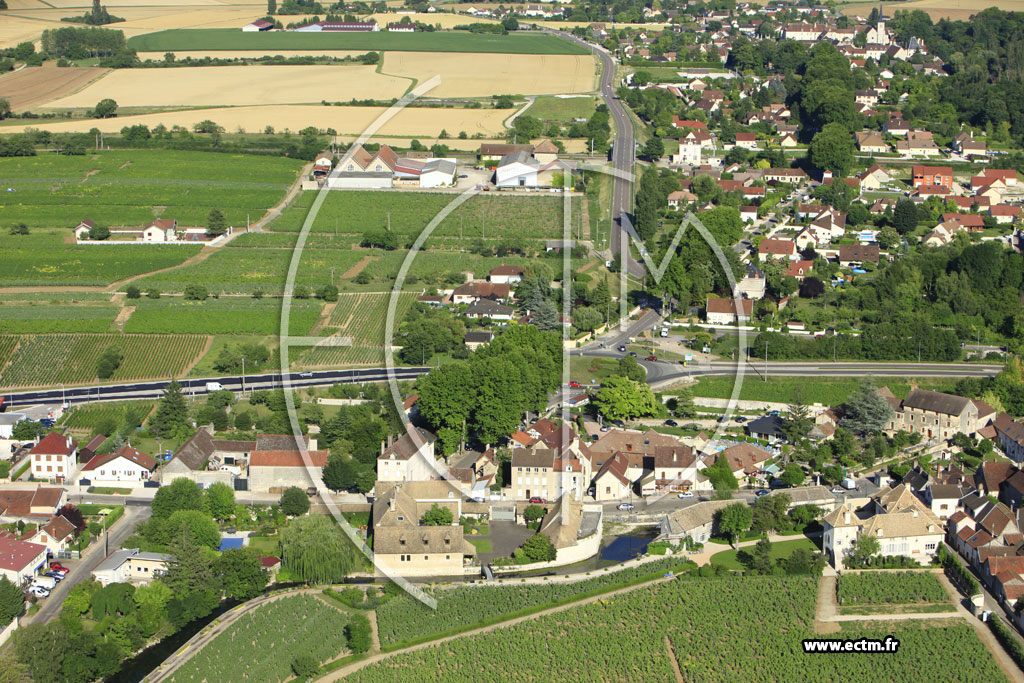 Photo arienne de Vougeot