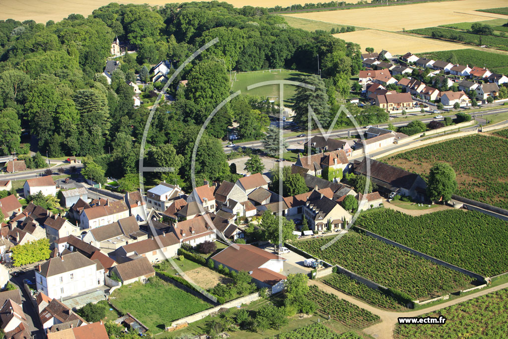 Photo arienne de Vougeot