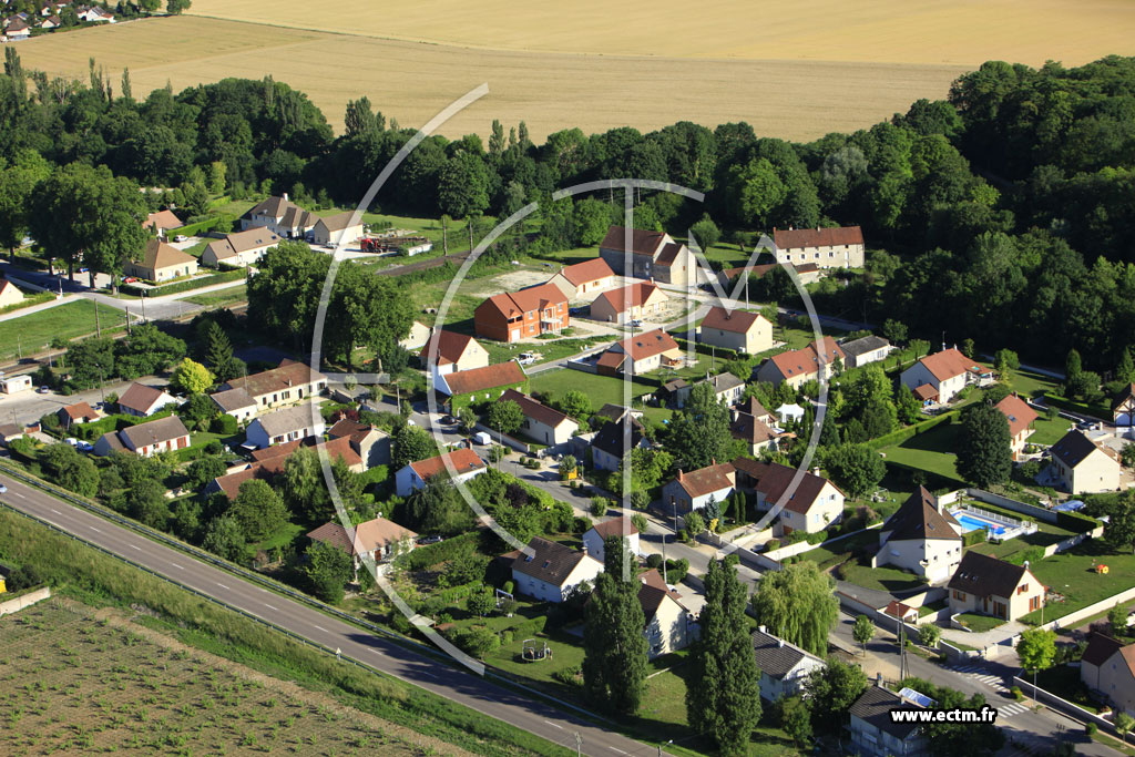 Photo arienne de Vougeot