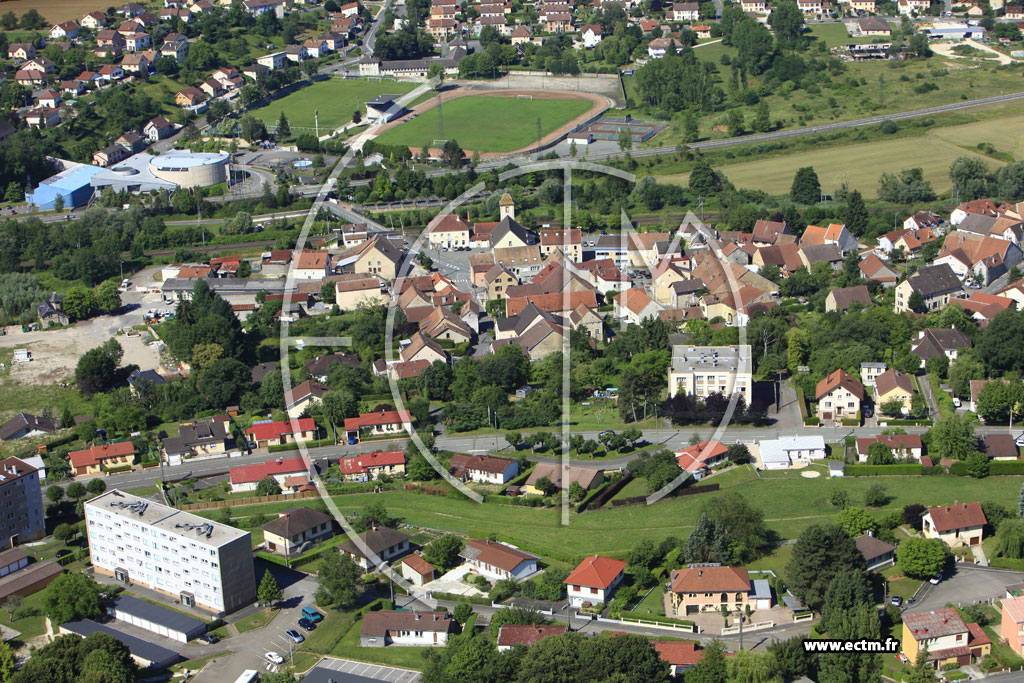 Photo arienne de Bethoncourt