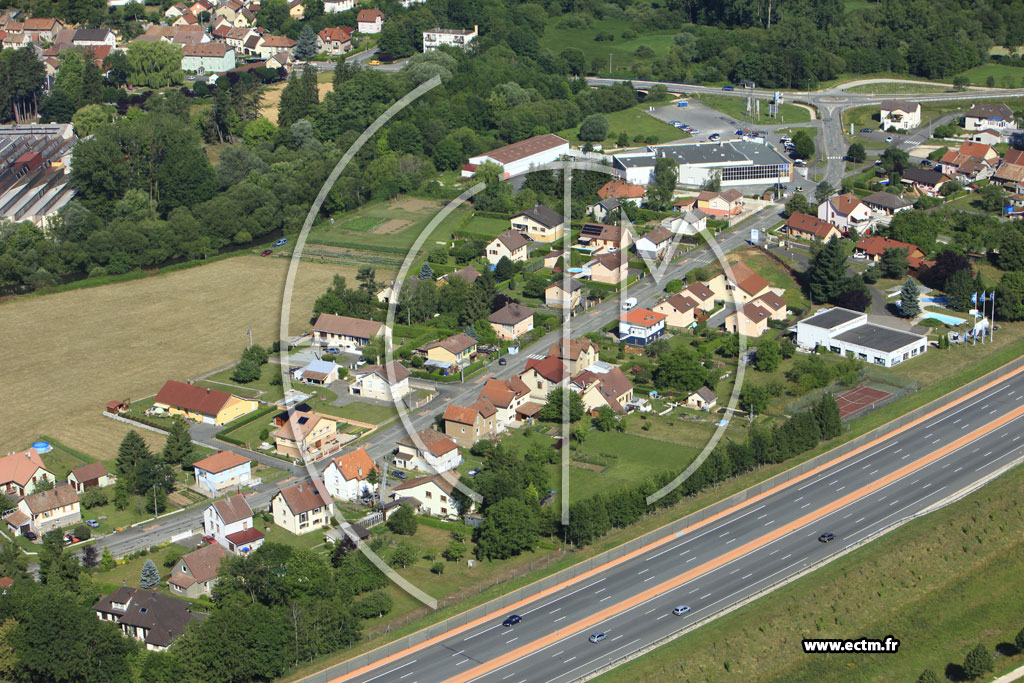 Photo arienne de Chtenois-les-Forges