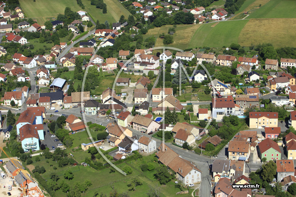 Photo arienne de Chtenois-les-Forges