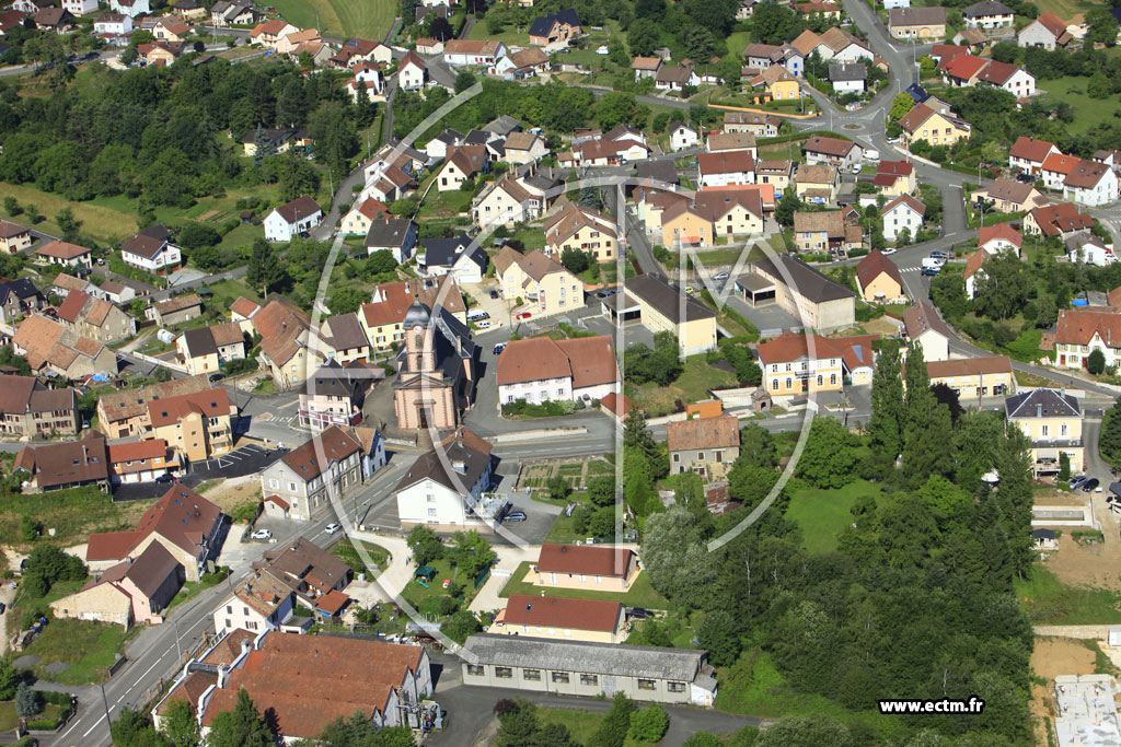 Photo arienne de Chtenois-les-Forges