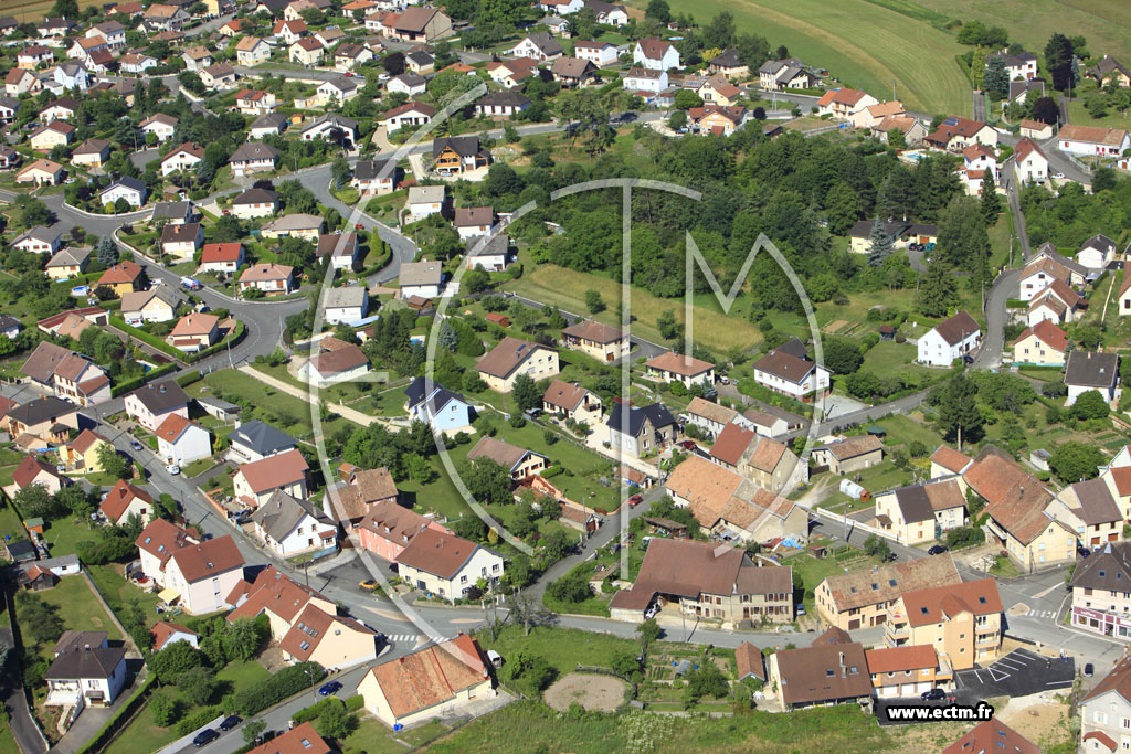 Photo arienne de Chtenois-les-Forges