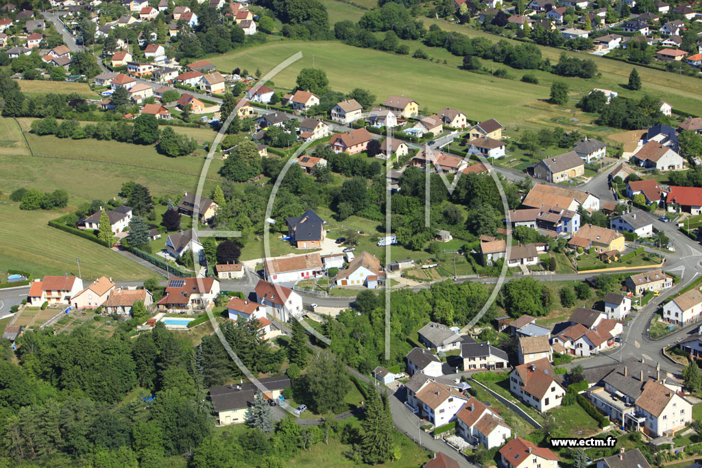 Photo arienne de Chtenois-les-Forges