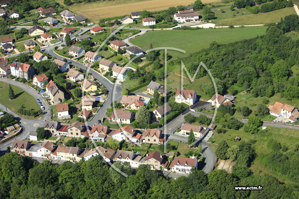 Photo arienne de Chtenois-les-Forges