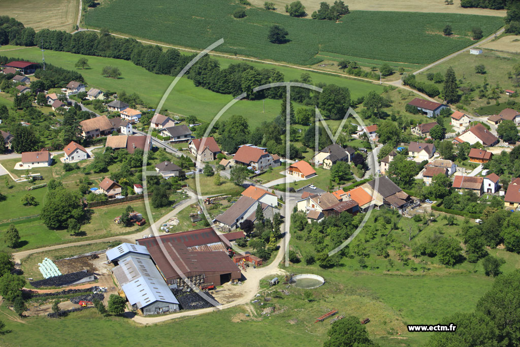 Photo arienne de Coisevaux