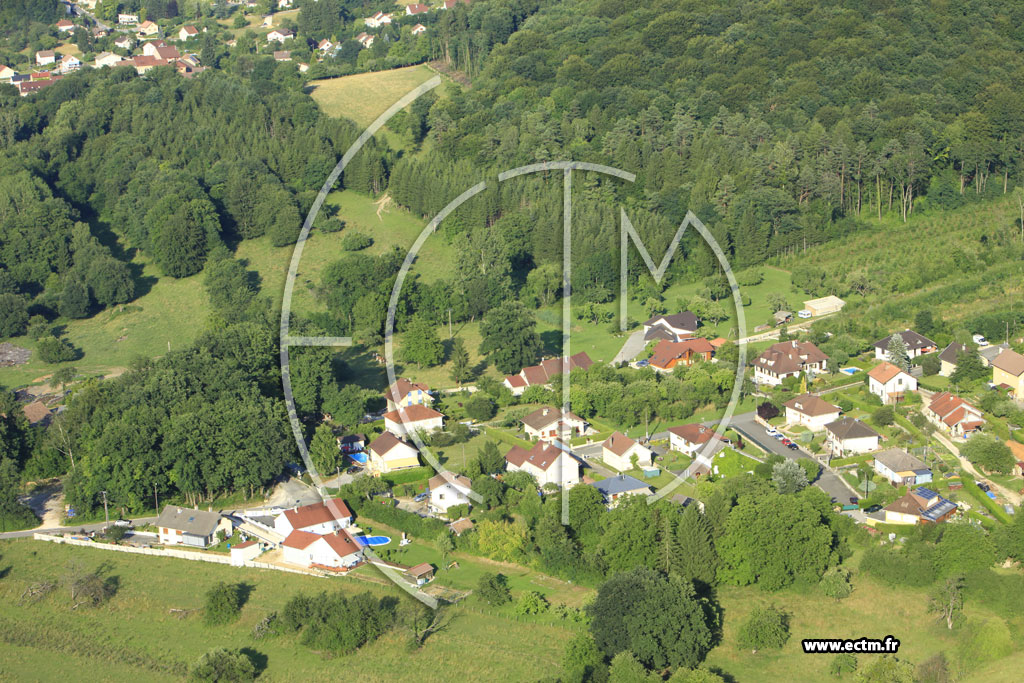 Photo arienne de Dampierre-sur-le-Doubs