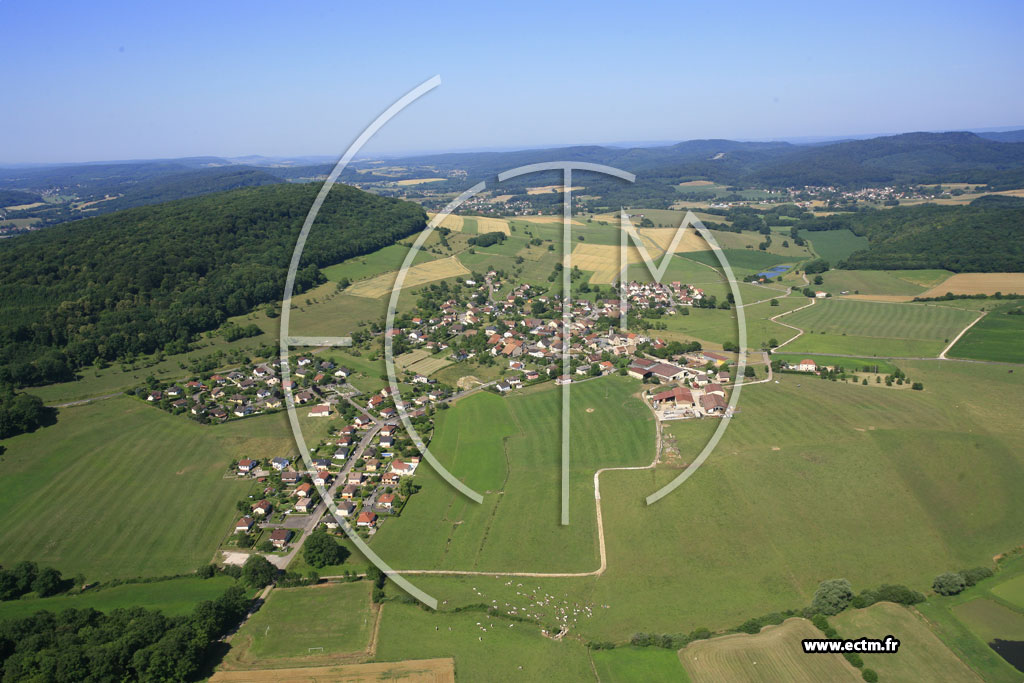 Photo arienne de chenans-sous-Mont-Vaudois