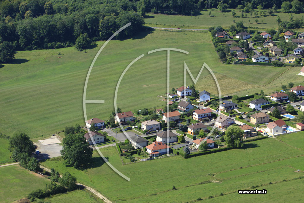 Photo arienne de chenans-sous-Mont-Vaudois