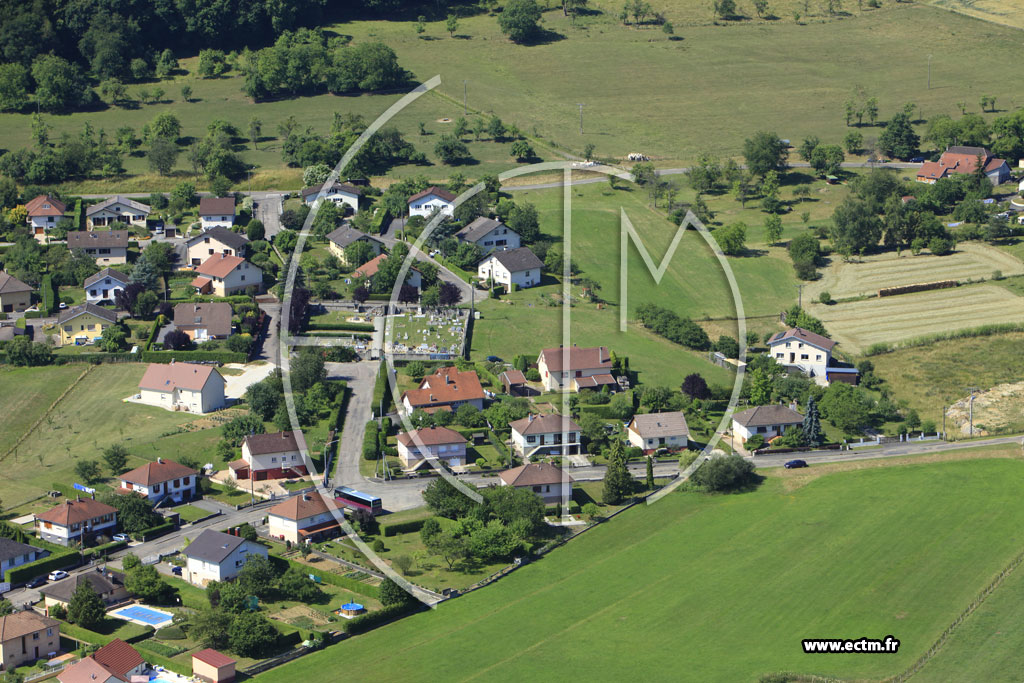 Photo arienne de chenans-sous-Mont-Vaudois