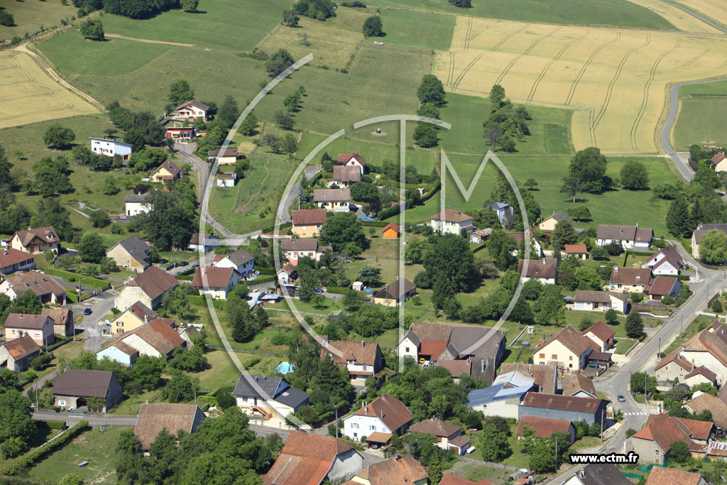 Photo arienne de chenans-sous-Mont-Vaudois