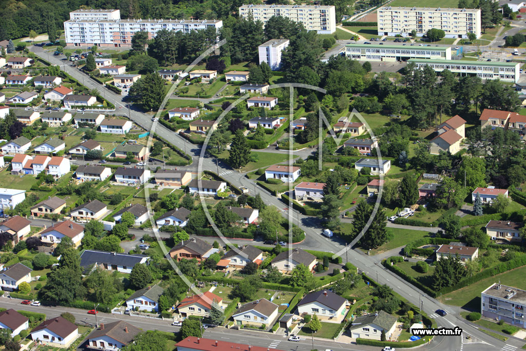 Photo arienne de Grand-Charmont