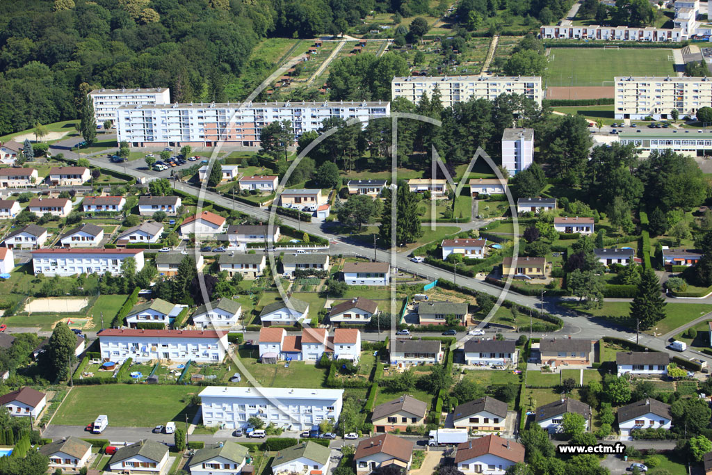 Photo arienne de Grand-Charmont