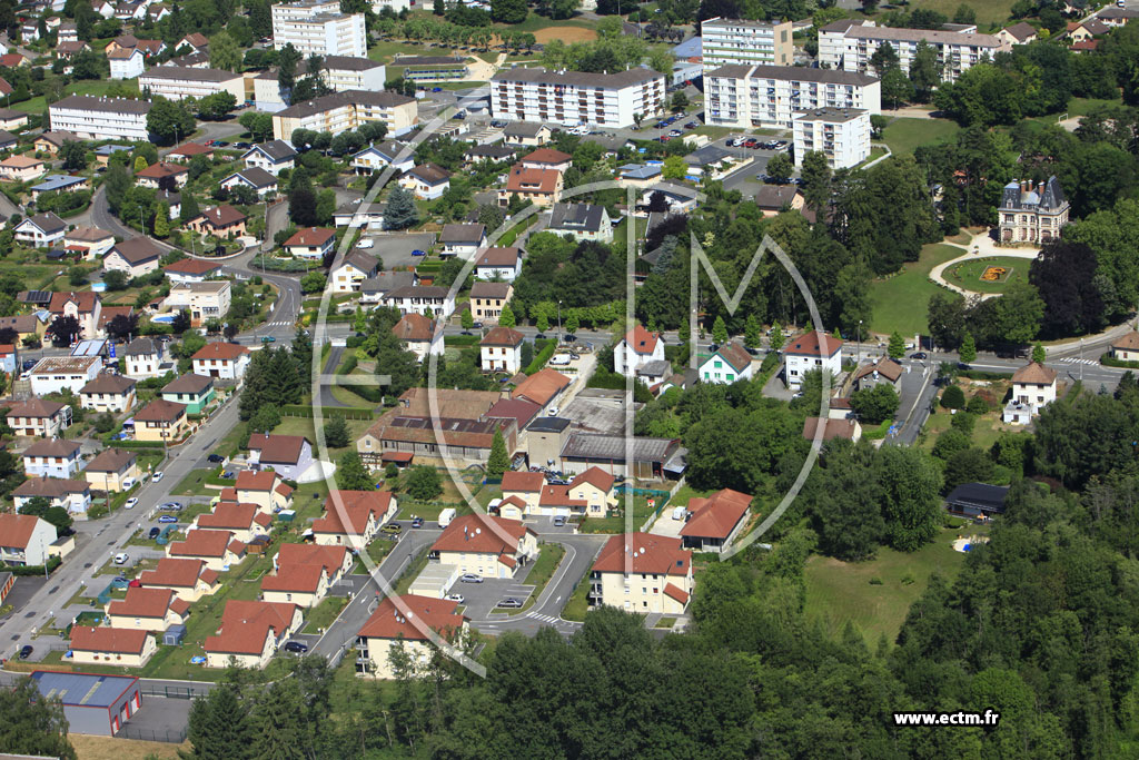 Photo arienne de Hricourt