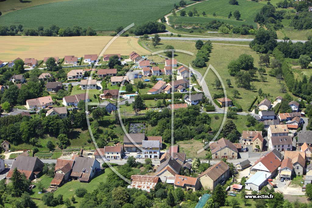 Photo arienne de Hricourt (Bussurel)