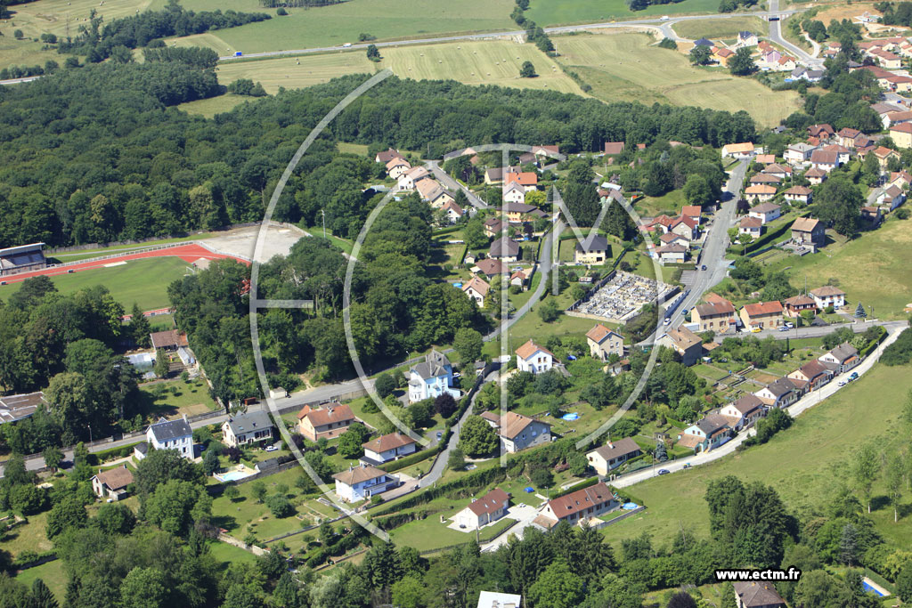 Photo arienne de Hricourt (Saint-Valbert)