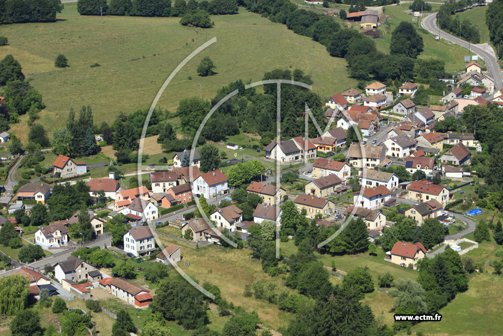 Photo arienne de Hricourt (Saint-Valbert)
