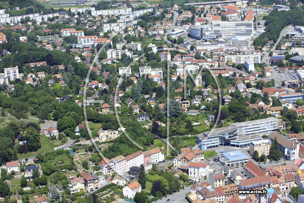 Photo arienne de Montbliard (La Chiffogne)