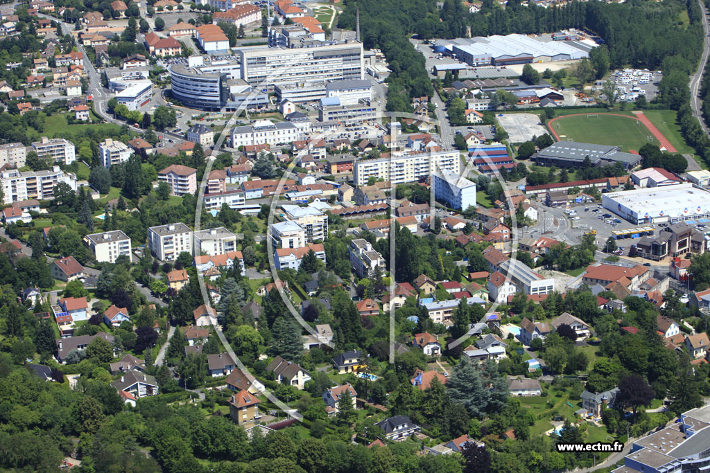 Photo arienne de Montbliard (La Chiffogne)
