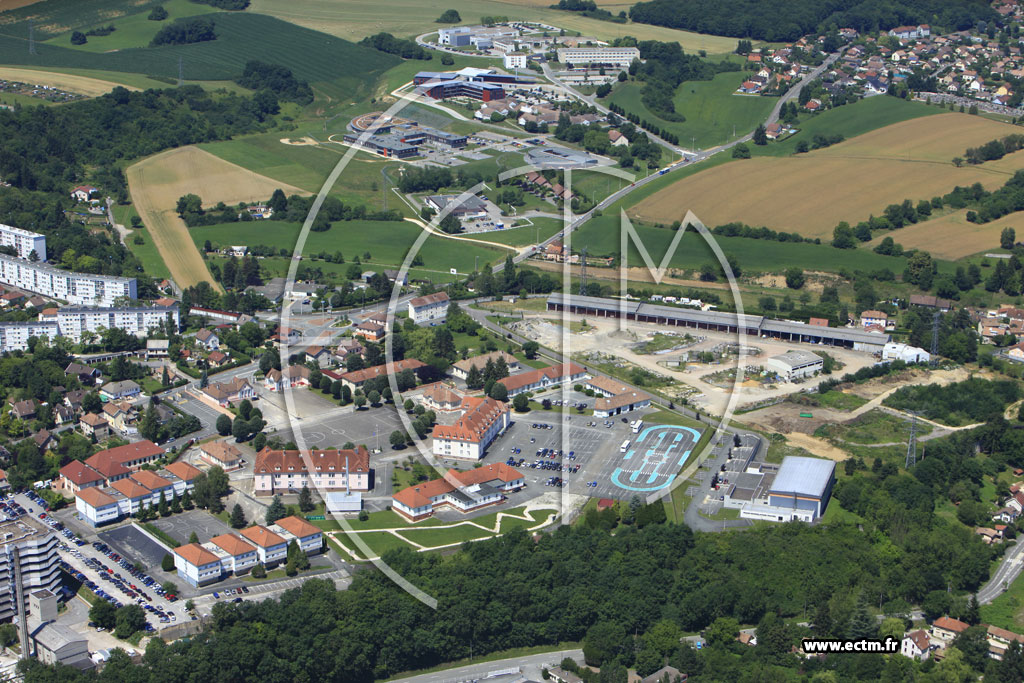 Photo arienne de Montbliard (La Chiffogne)