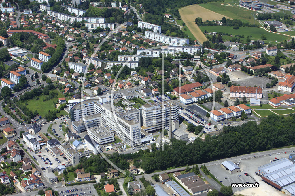 Photo arienne de Montbliard (La Chiffogne)